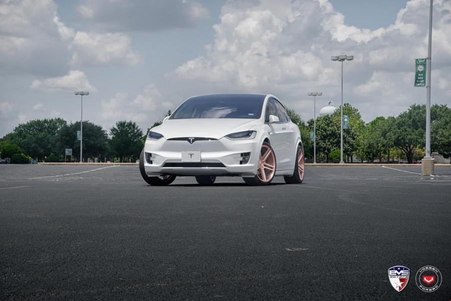 Tesla Model X by EVS Motors on Vossen Wheels (VPS-302) '2016